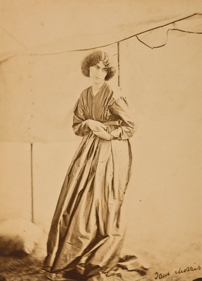 Portret van Jane Morris, 1865 door John R. Parsons